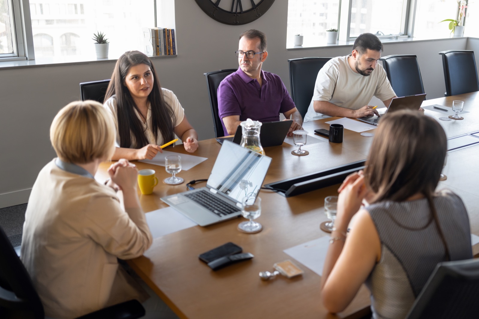 Modern condo building